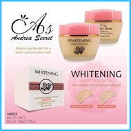 ♈ ◨ ☋ Andrea Secret AN023 Sheep Placenta Whitening Foundation Cream Available in Natural &amp; Ivory Wh