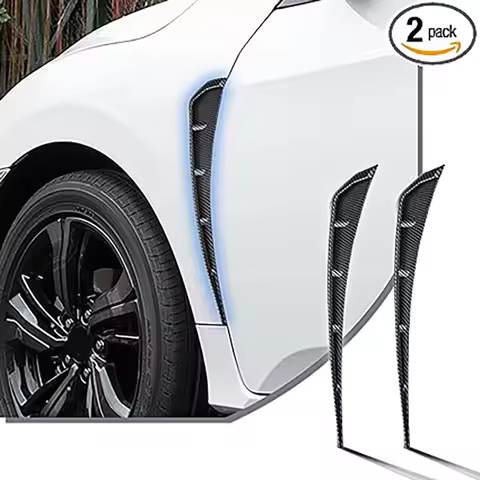 2pcs Car Fender Side Vents Air Wing Vent Trim Sticker For BMW 3 Series E36 E46 E90 E91 E92 E93 F30 F