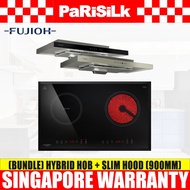 (Bundle) Fujioh FH-6020 Hybrid Hob + FR MS 1990 R Super Slim Cooker Hood (900mm)