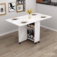 Xiaozhi Dining Table Movable Rectangular Simple Small Apartment Rental Household Foldable Multi-Func
