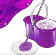 Set Alat Pel Lantai Super Spin Mop Dengan Ember Putar ROTARY MOP