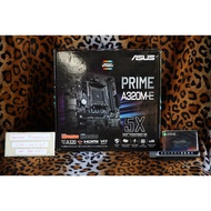 CPU AMD Ryzen 5 2400G และ Mainboard ASUS Prime A320M-E มือสอง พร้อมส่ง!! ฟรีซิลิโตน