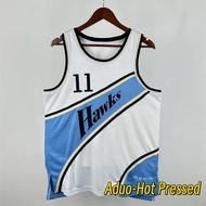 Hot Pressed Atlanta Hawks NBA #11 Trae Young 2025 city edition white basketball  Jersey