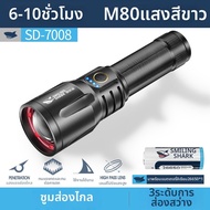 SMILING SHARK | ไฟฉาย LED แทคติคอล โฟกัสสว่าง