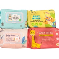 Excue 80pcs Baby Wet Wipes Tissue(Non-Alcohol) / Baby Wipes Hand & Mouth / Baby Wipes Fir Sensitive 