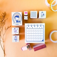 小人物系列印章-月曆小熊 CSD02