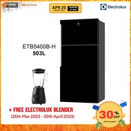 Electrolux ETB5400B-H 503L NutriFresh® Inverter Top Mount Refrigerator - High Gloss Black (ETB5400BH