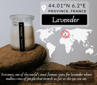 GEO-Inspired Scented SOY candles by 6perscent. (100g)