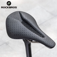 ROCKBROS Bicycle Saddle 3D Printing MTB Road Bike Non-slip Saddle Ultralight Hollow Breathable Cycling Seat Cushion Bike Accessories