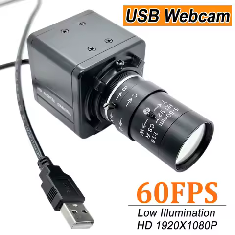 1080P 60FPS IMX662 Mejpg Industrial Machine USB Camera 2MP Full HD Low illumination 5-50mm Varifocal