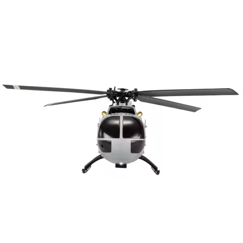C186 Pro RC Helicopter RTF 6-axis Gyroscope One-key Take-off/landing 6G Mode 7.4V Battery USB 4CH 2.