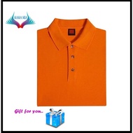 Baju Kolar HONEYCOMB Polo Tee ~ OREN SPORT~ HC01 Orange