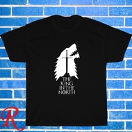 2 Stark Direwolf Winterfell B/Grey Unise T-Shirt