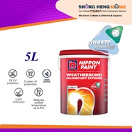 5L Nippon Paint Weatherbond Solareflect Extreme with Quartz Technology [Exterior Wall Paint] - Color Option