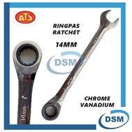 ATS 14mm Reversible Ratchet Wrench