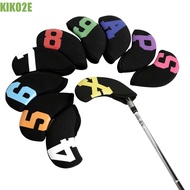KIKO2E Golf Iron Headcover 4-9,P,S,A, X Durable Protective Cover Training Equipment Golf Putter Acce