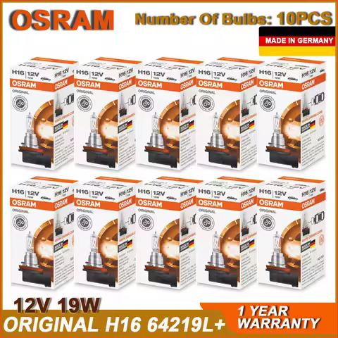 OSRAM H16 64219L PGJ19-3 ORIGINAL LINE Lamp 3200K Headlight 12V 19W Fog Light Car Halogen Standard B