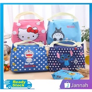 Jannah Beg Berpenebat Bekas Makanan Berkelah ( Cute Cartoon Thicken Cold Storage Thermal Tote Picnic