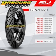 FDR GENZI PRO TUBELESS BAN LUAR DEPAN BELAKANG MOTOR MATIC BEBEK SPORT PAKET SEPASANG 60 70 80 90 10