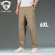 Eaglade Cargo Pants Men In Yellow Plus Big Size Cotton FC999