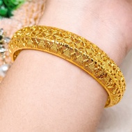 Luxury Dubai Bangle Bracelet Jewelry 24K Gold ColorELEGAN