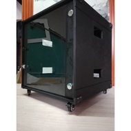 Power sound system rack 8U, 12U plus glass door