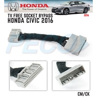 TV FREE SOCKET BYPASS FOR HONDA CIVIC 16Y