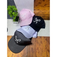 Cute baseball cap ribbon cap hat women's fashion ribbon Cute beautiful