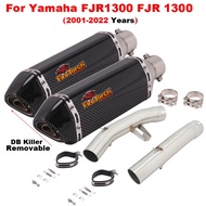 For Yamaha FJR 1300 2001 - 2020 2021 2022 2023 FJR1300 FJR 1300 Escape Moto Motorcycle Exhaust Muffl
