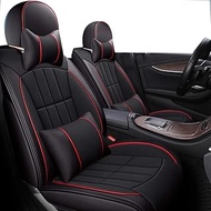 MAODOXIANG Special Leather with Flax Car Seat Covers for Nissan Qashqai J10 Almera N16 Note X-trail