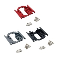 [lzdjlmy2ua] Gearbox Base Skid Plate Aluminum Alloy Gearbox Mount for D110 1/24 RC Rock Crawler Car