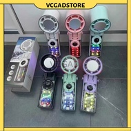 High Speed Mini Cooling Fan Led Colorful Light Handheld Mini Turbo Fan With LED Display 199 Speed Co