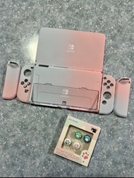 Switch oled 保護殼及手制套