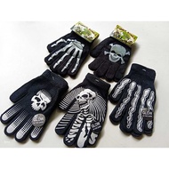 Kids Knitted luminous Gloves Halloween Skeleton Fingerless Mittens Ghost/Halloween Products Skeleton