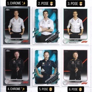 F1 Topps & Chrome Card - Toto Wolf & Christian Horner (Mercedes F1 & Red Bull F1)