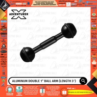 Stick Tray Aluminum Ball to Ball Arm 3 inch 7.5 cm X-Adventurer BB-L03 Underwater Camera