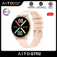 AITO × Aolon Jam Tangan Pria GTR 2024 Smart Watch Amoled 1.43 inch Screen Jam Pintar Running Pace AO