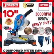 HYCO HY-MS255 / HYMS255 10" / 255MM Compound Miter Saw 1650W 3000RPM