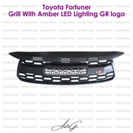 Toyota Fortuner 2008-2011 Grill With Amber LED Lighting GR logo