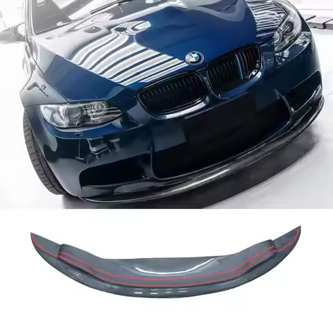 GTS Style Carbon Fiber Front Bumper Lip for BMW 3 Series E90 E92 M3 2009-2013
