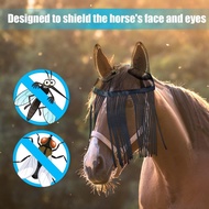 Anti-Mosquito Fly Horse Mask for Riding Horse Mask Mesh Breathable Horse Face Protective Mask Anti-F