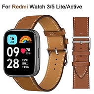 Dây đeo da cho đồng hồ thông minh Xiaomi Redmi Watch 3 Active, Lite / Redmi Watch 5 Lite, Active - D
