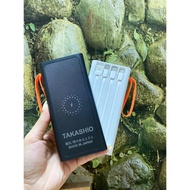 TAKASHIO JAPAN 50000mAh Power Bank, Fast Charging, Wireless Charging