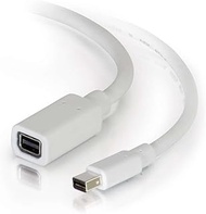 C2G Mini Display Port Cable, Short Extension Cable, Male to Female, White, 6 Feet (1.82 Meters), Cab