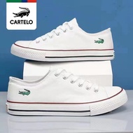 discount CARTELO Fashion Canvas Sneakers Women Shoes Summer Men Casual Trend Flat Vulcanized Shoe Za