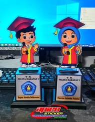 PLAKAT AKRILIK SOUVENIR WISUDA TK PAUD