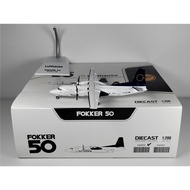 JC Wings SA2022 1: 200 Hensa Air Fokker 50 D-AFKU Alloy Airplane Model