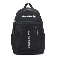 [ELLE Active] Vitality Accompanying Series-Backpack-Medium-Black