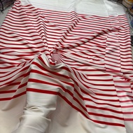 Premium Motif Silk Satin Fabric - striped patterned fabric - silk satin fabric - premium motif satin