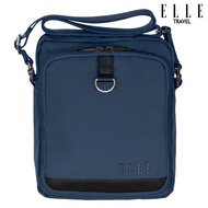 ELLE Travel กระเป๋าสะพายข้างแนวตั้ง Mipan Collection รุ่น 83512 ทันสมัยโดดเด่นด้วยโลโก้ด้านหน้าเป็นเอกลักษณ์ของยี่ห้อ ELLE